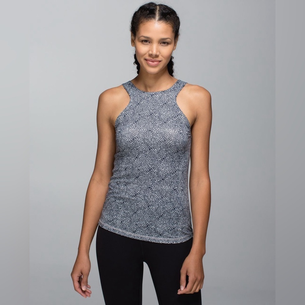 Lululemon Front Racer II in Plush Petal Black Ghost Size 8